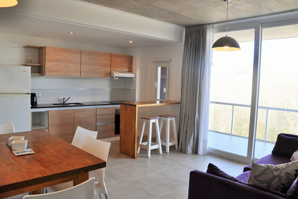 LIVING COMEDOR CON COCINA INCORPORADA